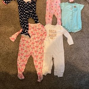 Baby girls pajamas size 18 months